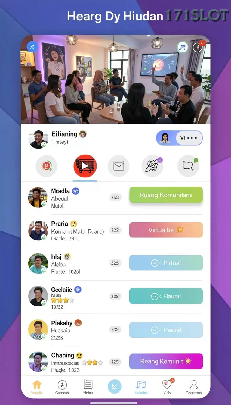 Cuplikan layar 99SL — menu navigasi